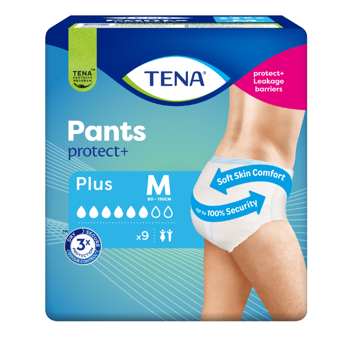 Tena Pants Plus Medium 9 Pack