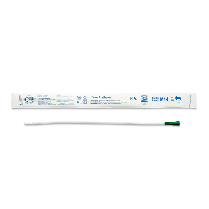 Catheter Male Uncoated 16 Straight Tip 14