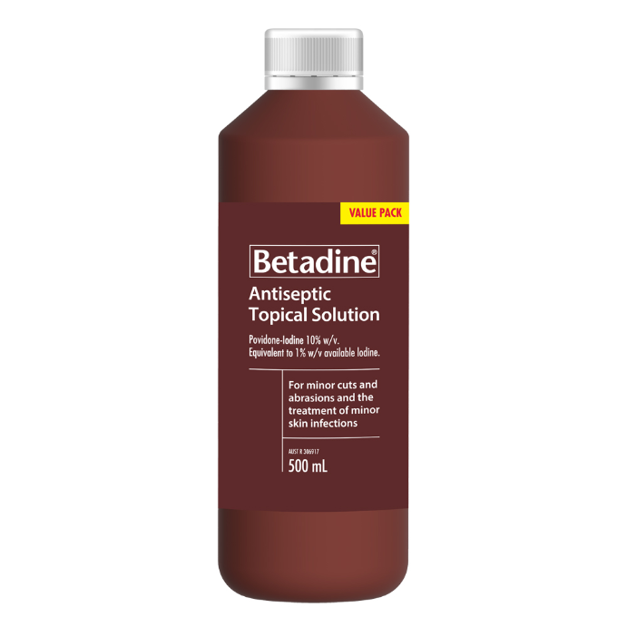 Betadine Antiseptic Topical Solution 500mL