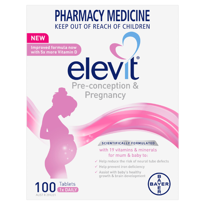 Elevit Pre-conception & Pregnancy 100 Tablets