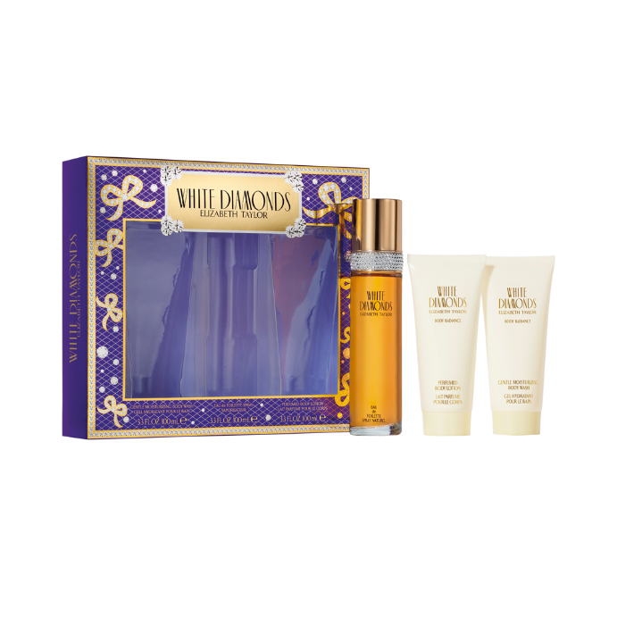 Elizabeth Taylor White Diamonds Edt 100mL 3 Piece Set