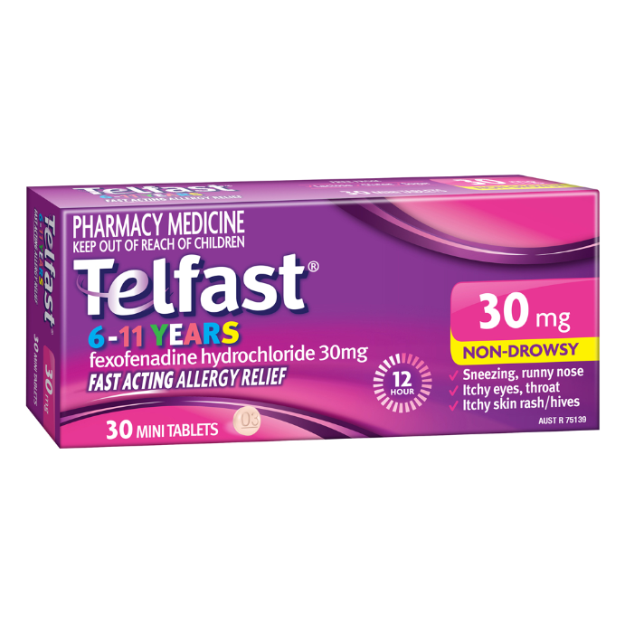 TELFAST 6-11 Years 30 Tablets
