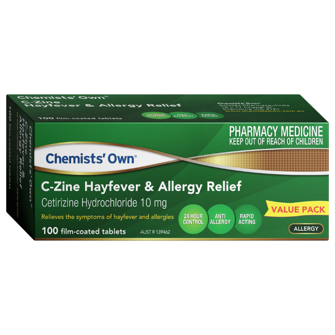 Co C-zine Hayfever & Allergy 10mg 100 Tablets