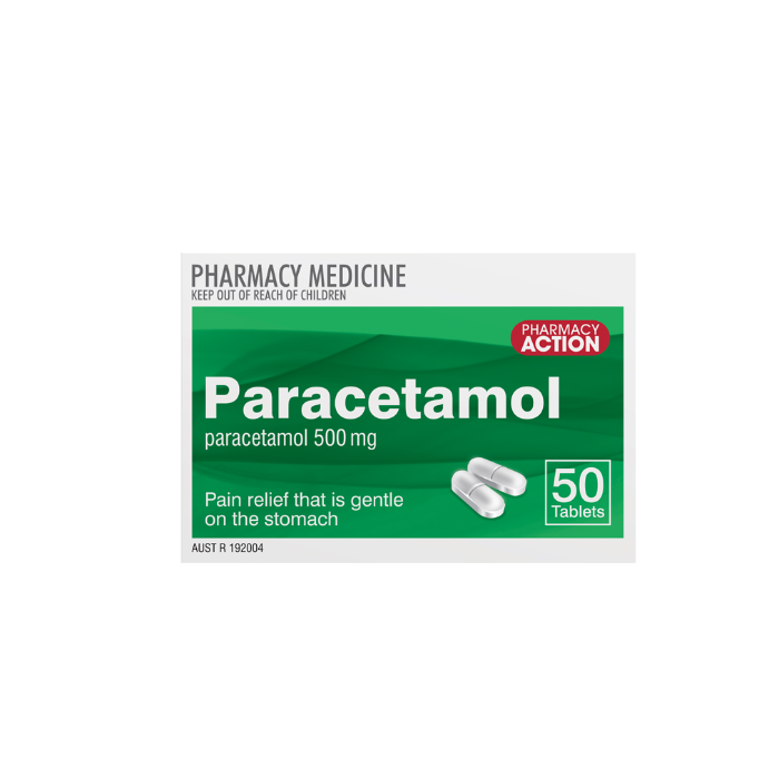 Pa Paracetamol 500mg 50 Tablets