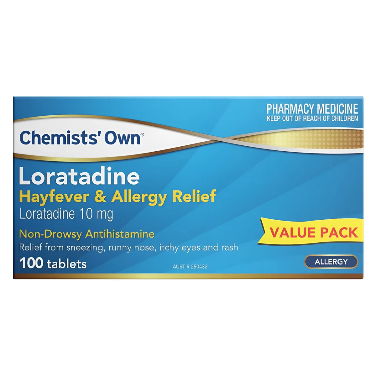 Co Loratadine Hayfever & Allergy Rlf 10mg 100 Tablets