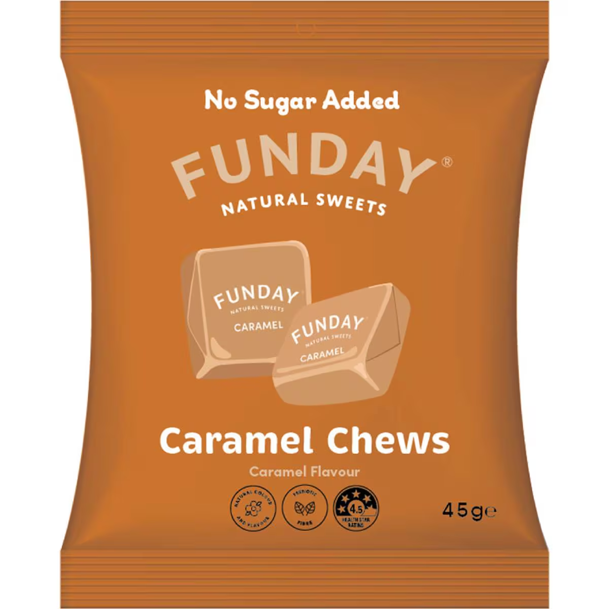 Funday Caramel Chews 45g