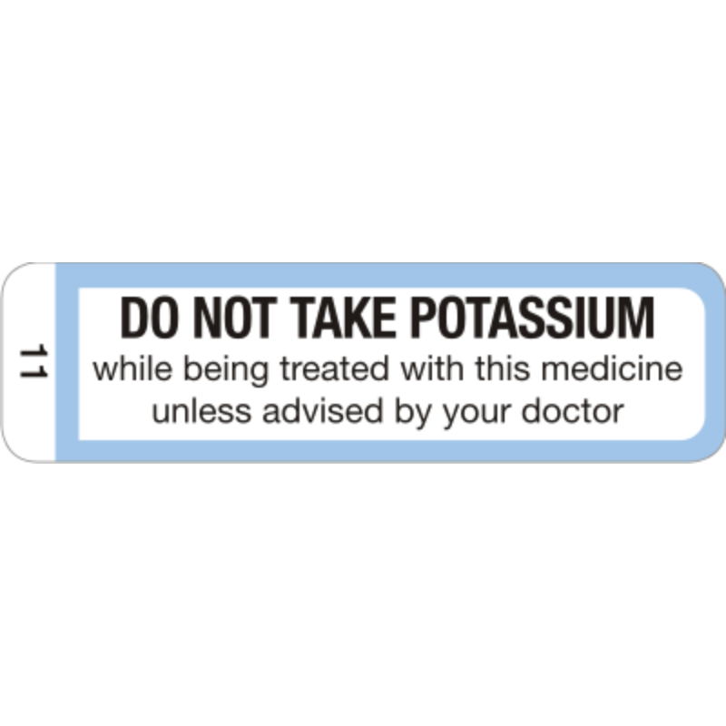 FILDES Cautionary Advisory Labels No.11 1000 Pack