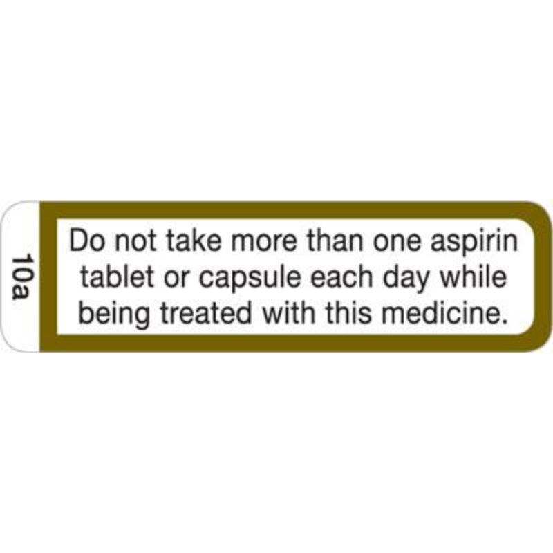FILDES Cautionary Advisory Labels No.10A 1000 Pack