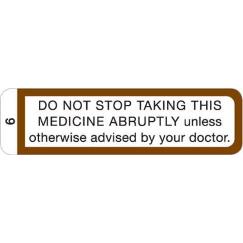 FILDES Cautionary & Advisory Labels 9