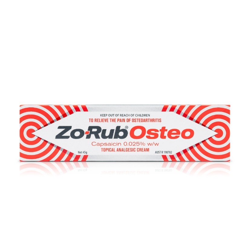 Zo-rub Osteo 0.025% Topical Cream 45g