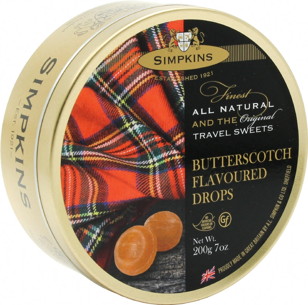 Simpkins Travel Sweets Butterscotch 200g