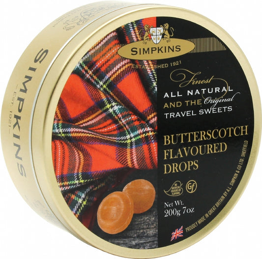 Simpkins Travel Sweets Butterscotch 200g