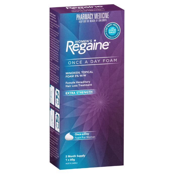 Regaine Women's Once A Day Foam Extra Strength Hair Regrowth Treatment 60g