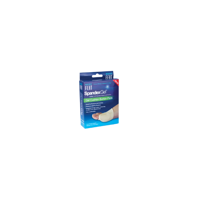 Neat Feat Spandex Gel Cushion Bunion Pads Medium 1 Pair