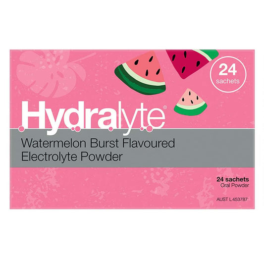 Hydralyte Sachets Watermelon Burst Pdr 24Pk