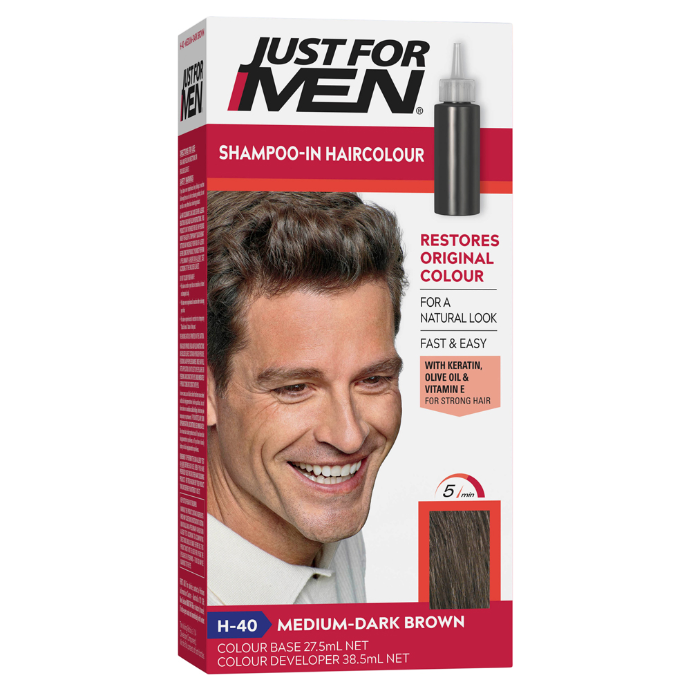Just For Men Hair Colour Medium/Dark Brown 66mL