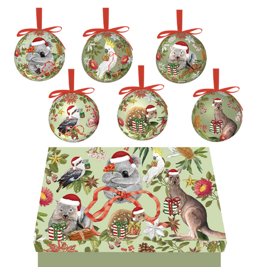 LA LA LAND Bauble Box Set Botanical Beauty 23 x 16 x 8cm