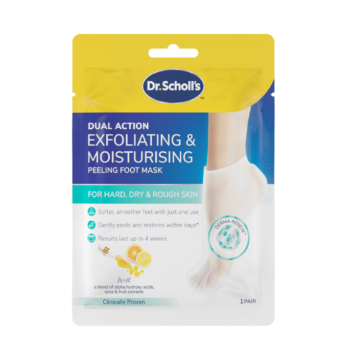 Scholl Exfoliating & Moisturising Peeling Foot Mask 1 Pair