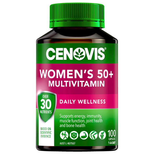 Cenovis Women's 50+ Multivitamin Daily Wellness 100 Capsules