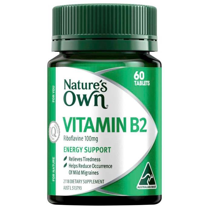 Nature's Own Vitamin B2 60 Tablets