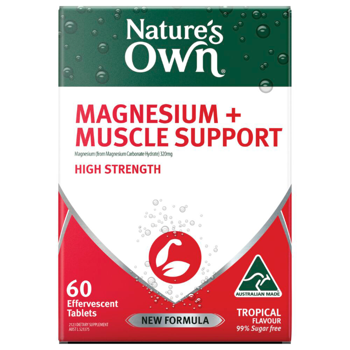 Nature's Own Magnesium + Muscle Support 60 Tablets