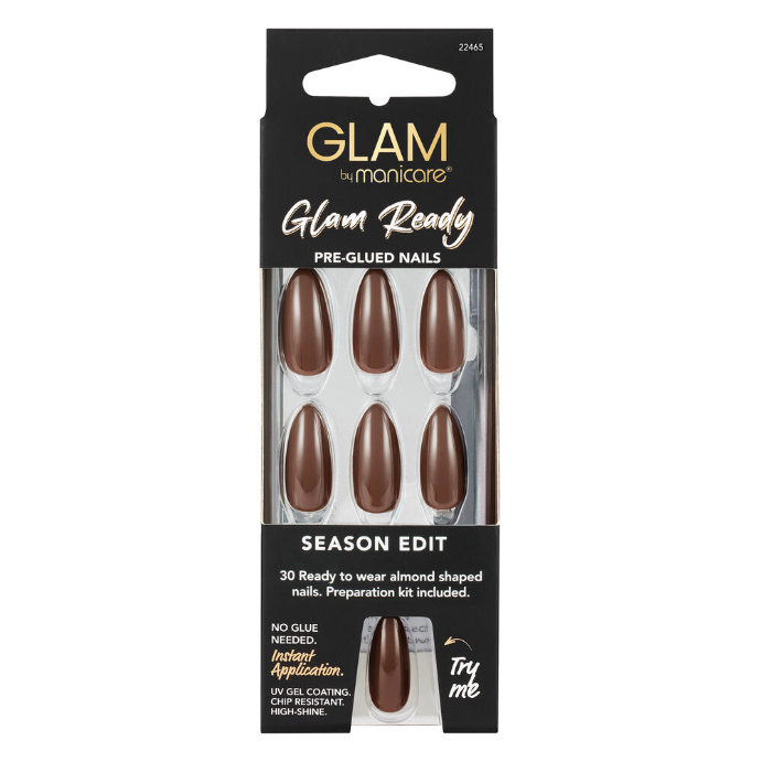 Glam by Manicare Glam Ready Pre-Glued Nails - Season Edit 30 Pack