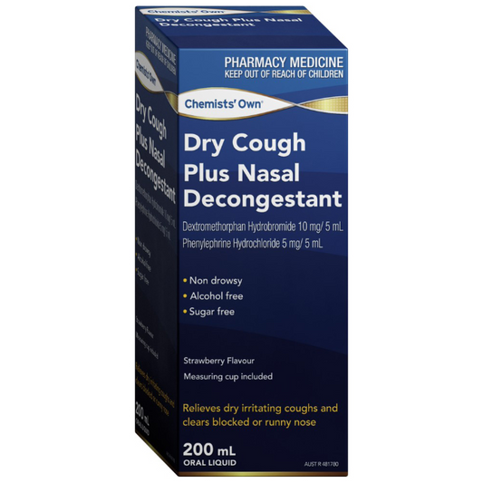 Co Dry Cough+nasal Decongestant 200mL