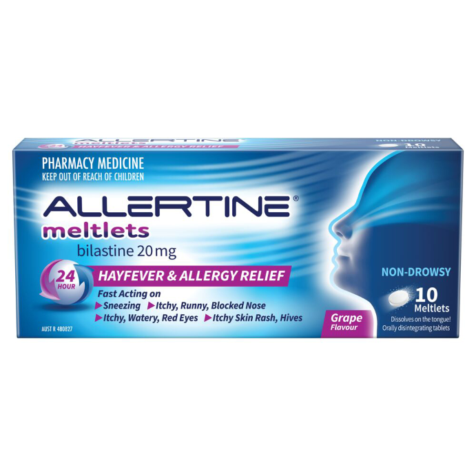ALLERTINE Bilastine 20mg 10 Meltlets