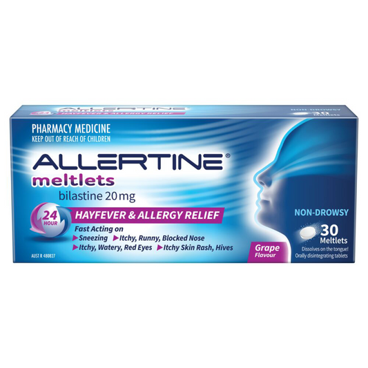 ALLERTINE Bilastine 20mg 30 Meltlets