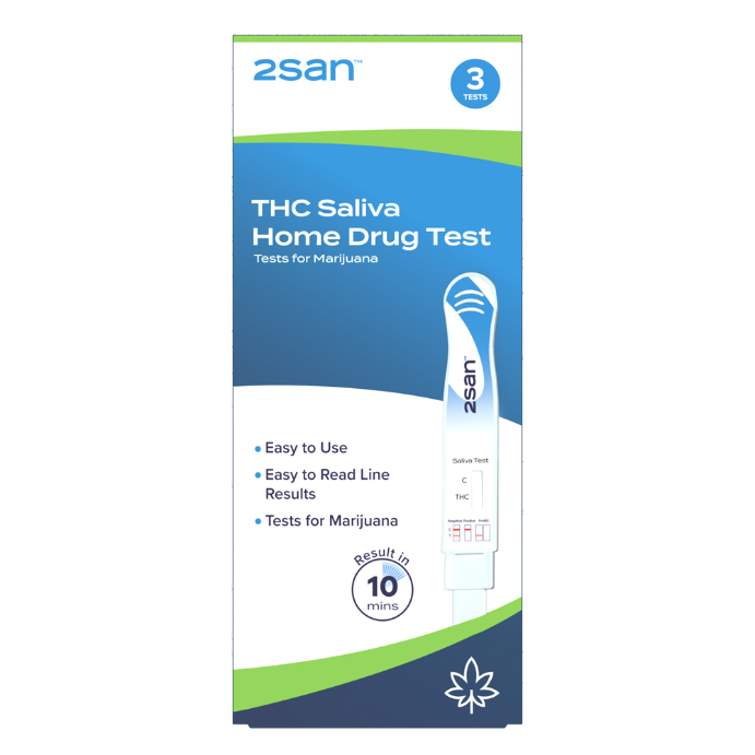 2SAN Marijuana Saliva Test Stick 3 Pack
