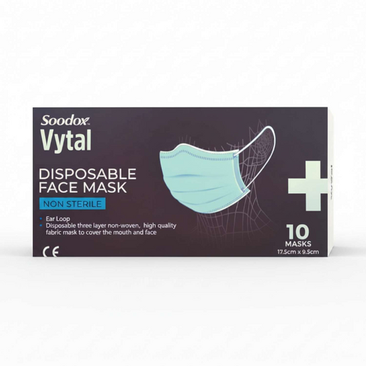 Soodox Vytal Face Masks Blue 10