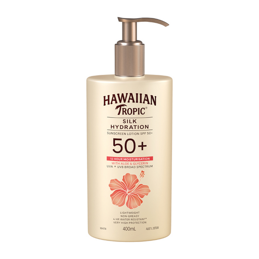 Hawaiian Tropic Silk Hydration Sunscreen Lotion SPF50+ 400mL