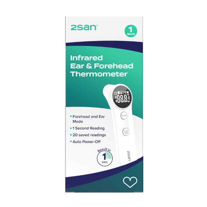 2san Infrared Ear & Forehead Thermometer