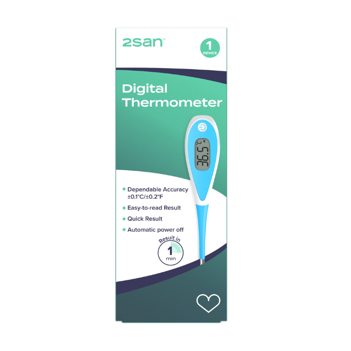 2san Digital Thermometer Mt-801 I Each