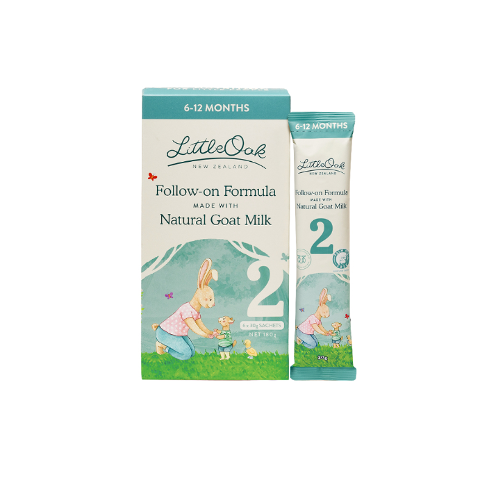 LittleOak Goat S2 Follow-on Formula Olive Oil 6 x 30g sach