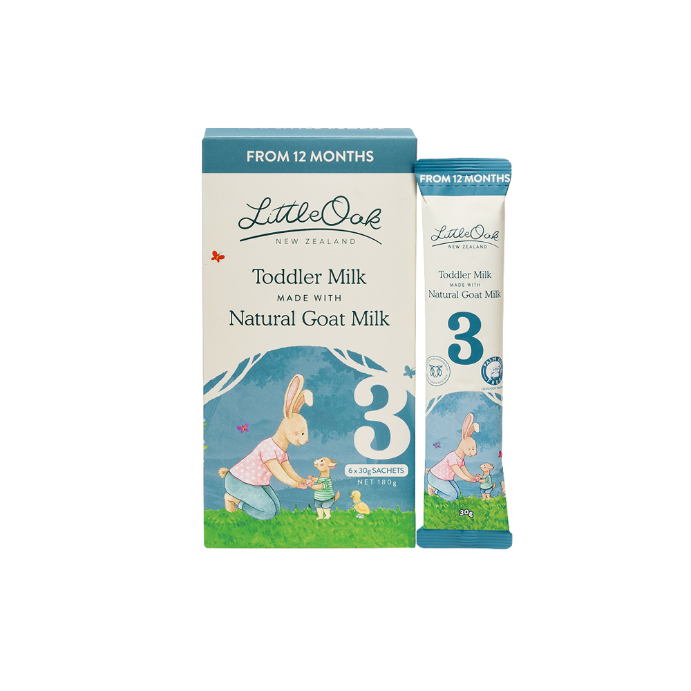 LittleOak Goat S3 Toddler Milk Olive Oil 6 x 30g Sachets