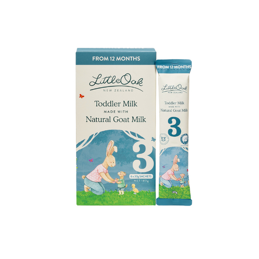 LittleOak Goat S3 Toddler Milk Olive Oil 6 x 30g Sachets