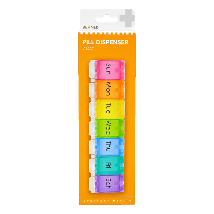 Pill Dispenser 7 Day - Colour - Bemed