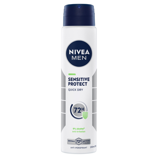 NIVEA Men Sensitive Protect Quick Dry 250mL