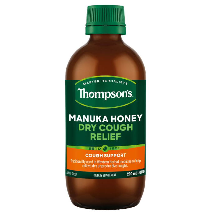 Thompson's Manuka Honey Dry Cough Relief 200mL