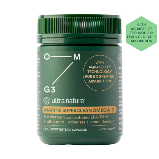 ULTRA NATURE Marine SuperClean Omega-3 90 Capsules