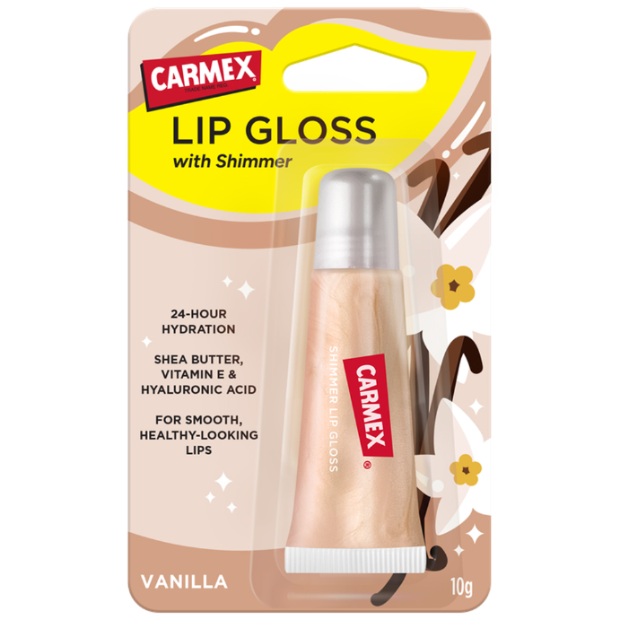 Carmex Shimmer Lip Gloss Vanilla 10g