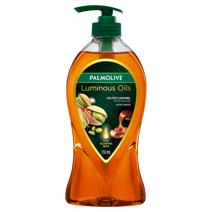 Palmolive Luminous Oils Liquid Body Wash Salted Caramel & Pistachio 750mL
