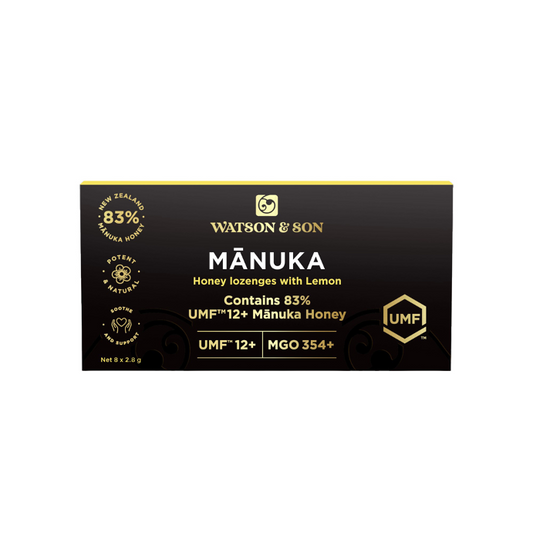 Watson & Son Mgo 354+ Manuka Honey & Lemon 8 Loz