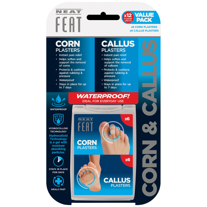 Neat Feat Corn & Callus Plasters 12pk