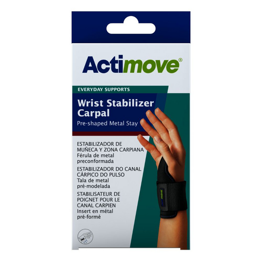 Actimove Wrist Stabaliser Carpel - Right/left Universal Black