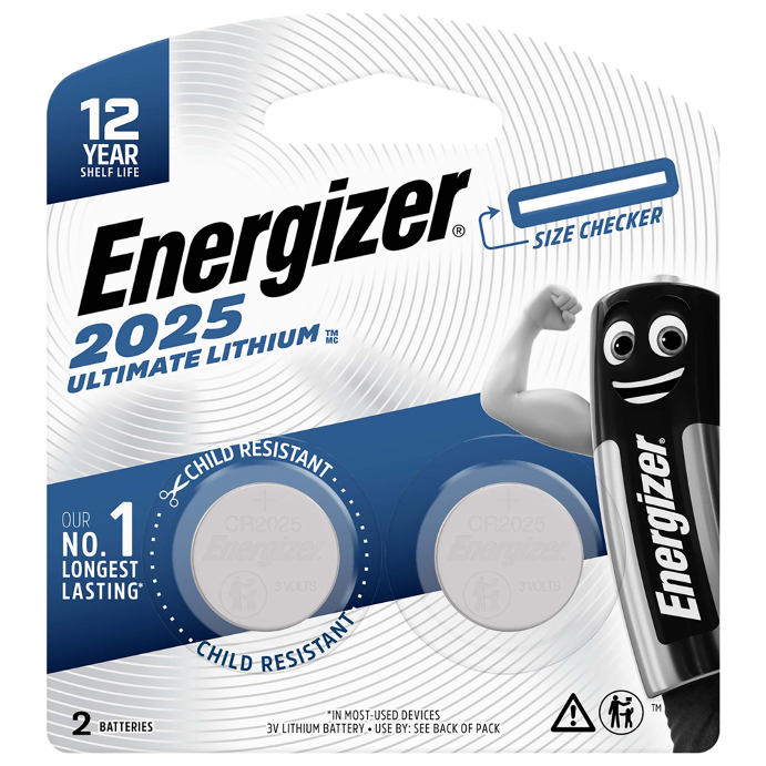 Energizer Ultimate Child Shield Cr2025 2 Pack