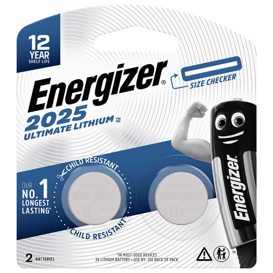 Energizer Ultimate Child Shield Cr2025 2 Pack