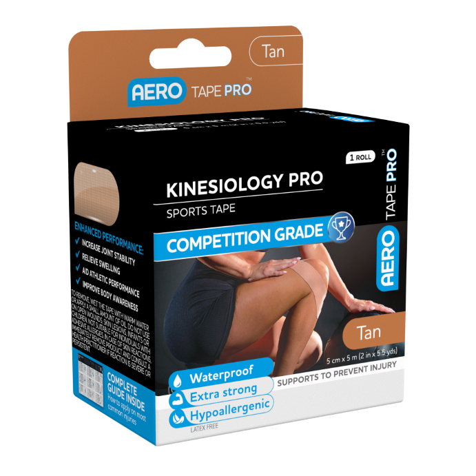 AEROTAPE Tan Kinesiology Pro Sports Tape