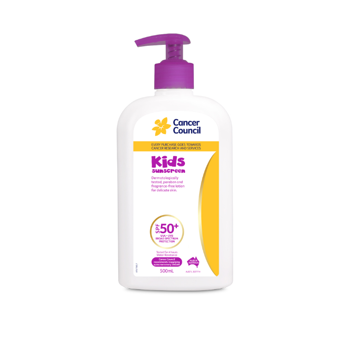 Cancer Council Kids Suncreen Pump SPF50+ 500mL